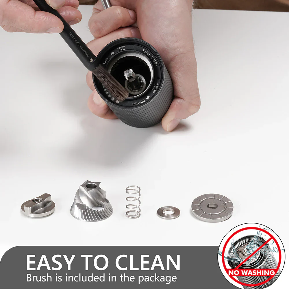 TIMEMORE Chestnut C2S Manual Coffee Grinder - Black - Image 4